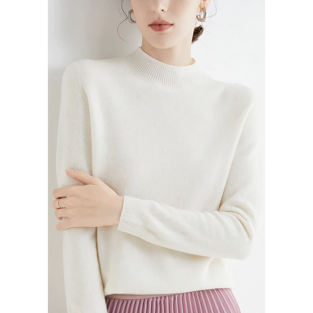 Cosima - Élégant pull en cachemire tricoté pour femmes