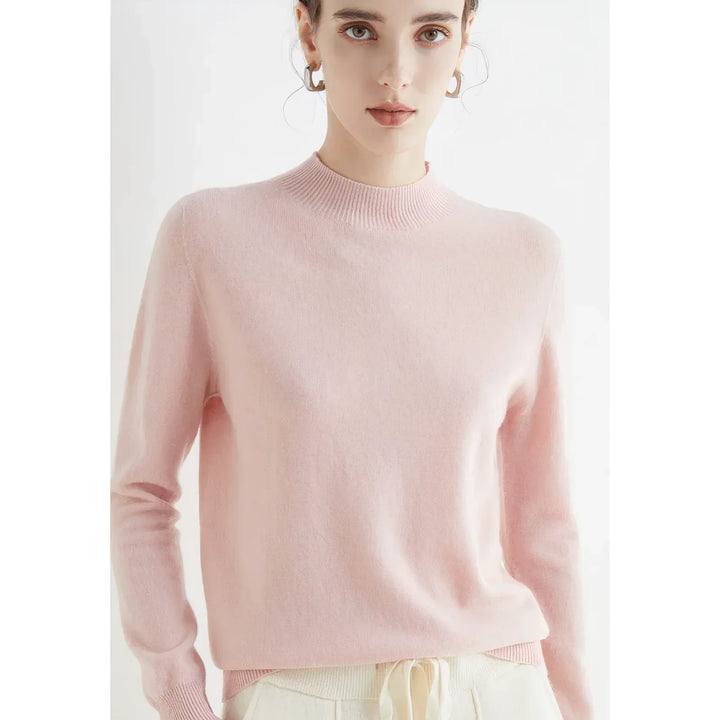 Malenne - Pull en cachemire de luxe à col en V pour un look chaud et élégant