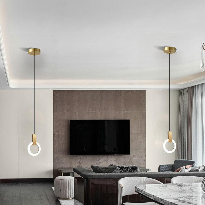 Elégante lampe pendante LED nordique
