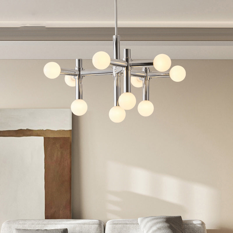 Lustre scandinave moderne en verre pour une atmosphère élégante