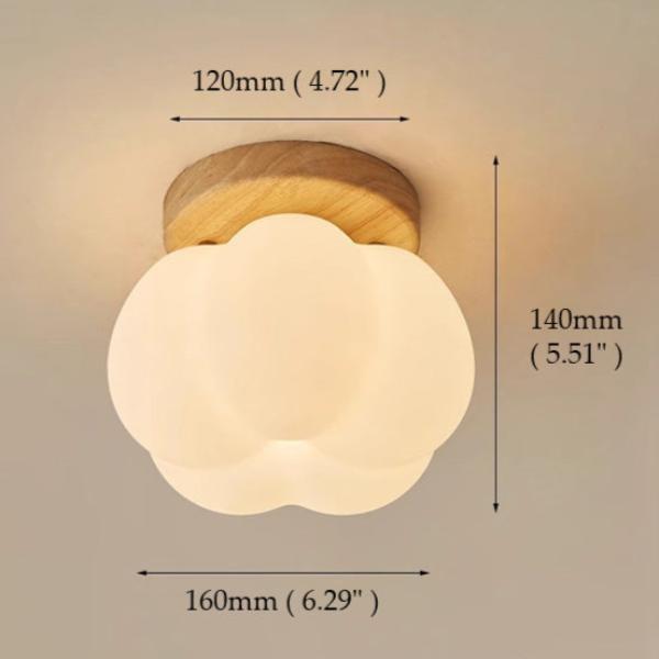Lampe suspendue chic en forme de citrouille pour une atmosphère plus chaleureuse