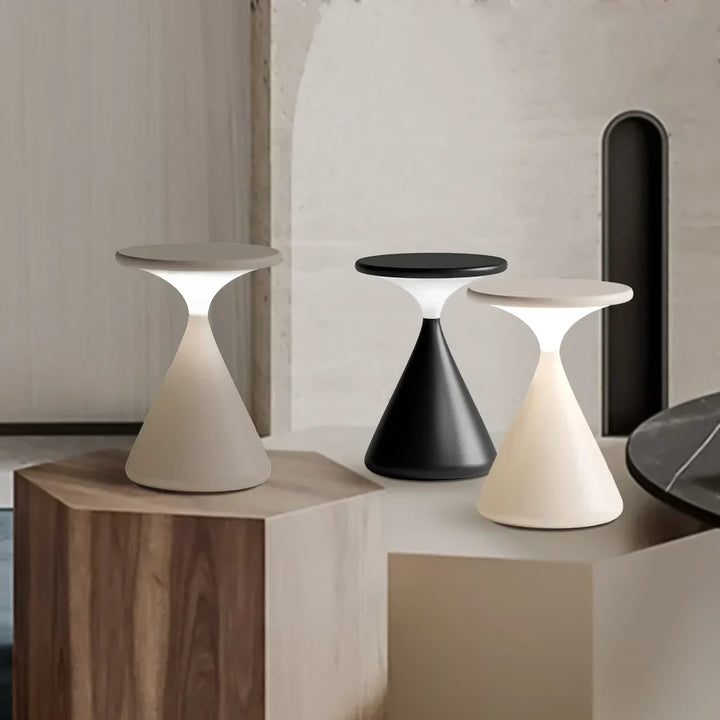 Lampe à poser design sans fil Aeron Hourglass