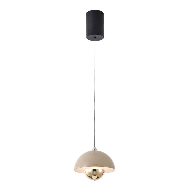 Lampe suspendue réglable en forme de cosse