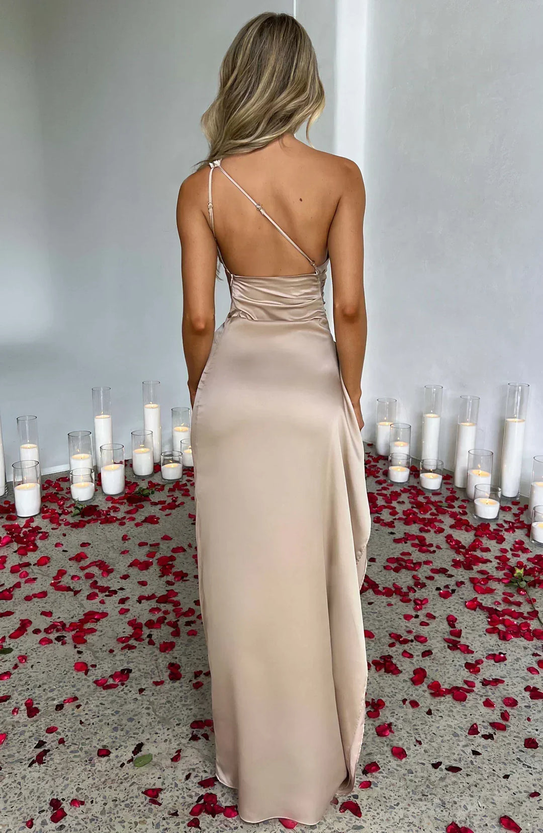 Nabila | Chic One-Shoulder Dress for Women