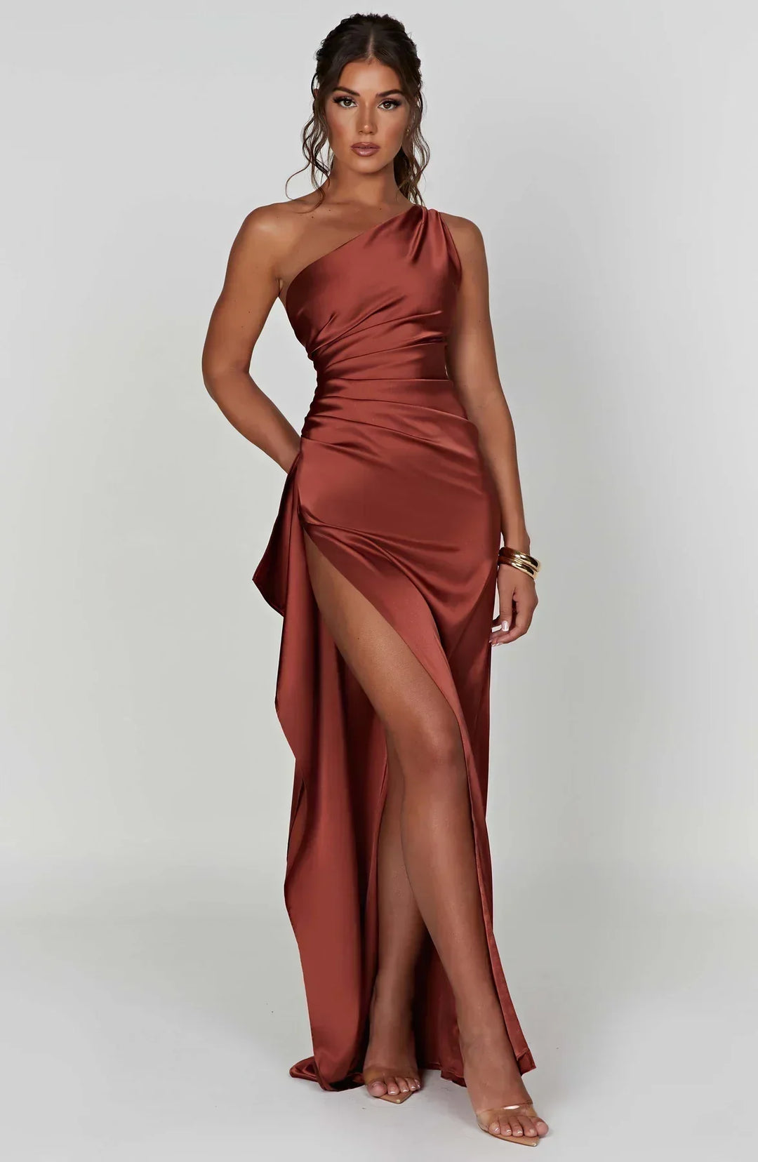 Nabila | Chic One-Shoulder Dress for Women