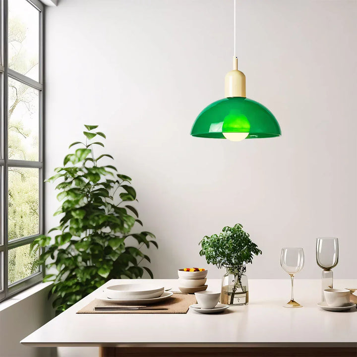 Lampe suspendue colorée Aurora - Une déclaration de mode rayonnante pour votre espace