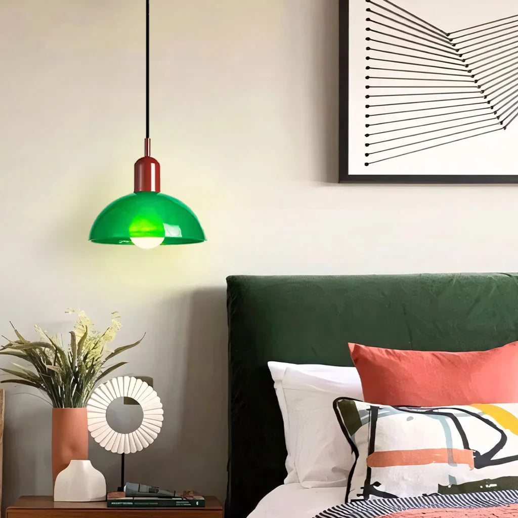 Lampe suspendue colorée Aurora - Une déclaration de mode rayonnante pour votre espace