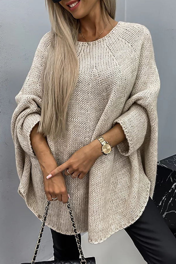 Froukje - Pull élégant pour femmes avec manches chauve-souris chic