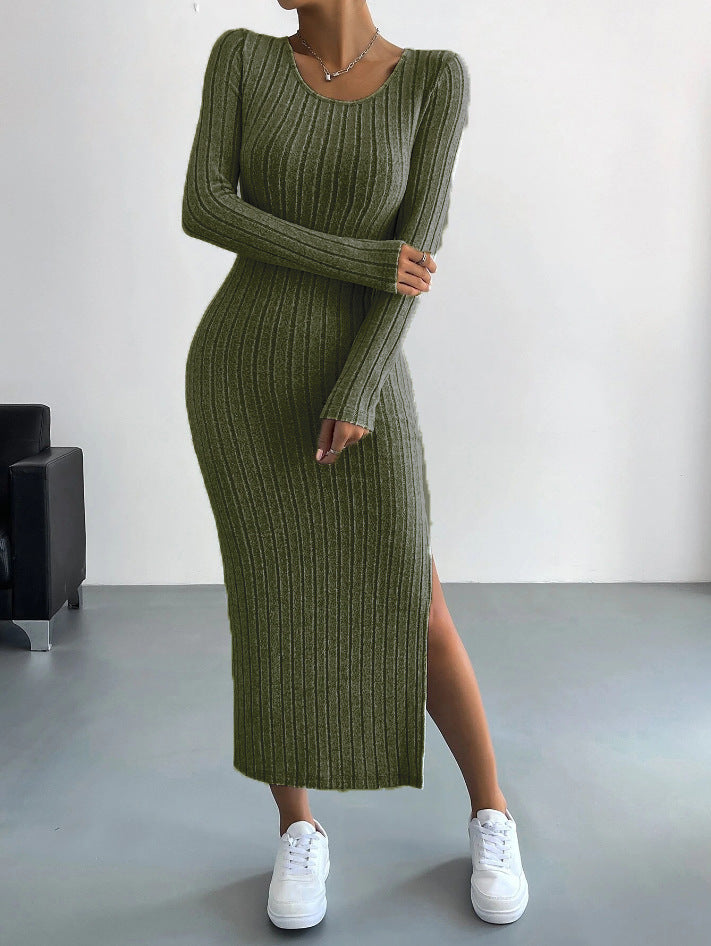 Noah | Robe longue élégante en tricot pour femmes