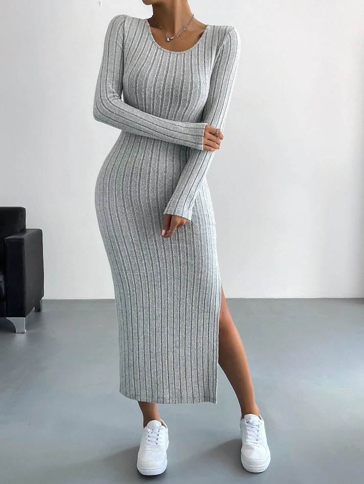 Noah | Robe longue élégante en tricot pour femmes
