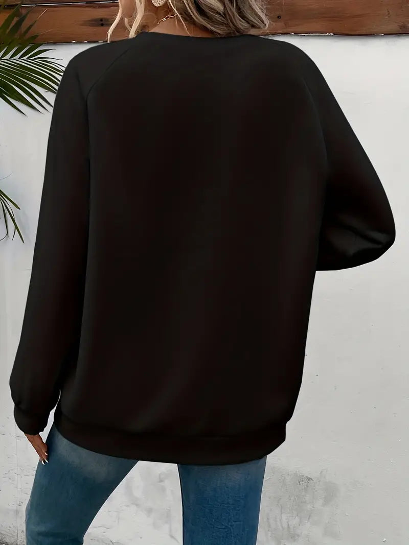 Jasmine - Pull élégant avec imprimé cœur tendance