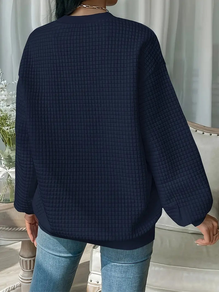 Galadriel - Pull gaufré élégant et confortable pour femmes
