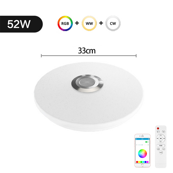 Plafonnier RGB moderne et élégant avec fonctions intelligentes