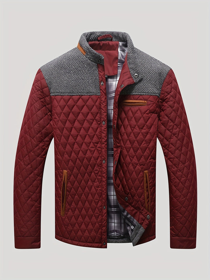 Eden | Veste coupe-vent élégante avec motif Argyle élégant