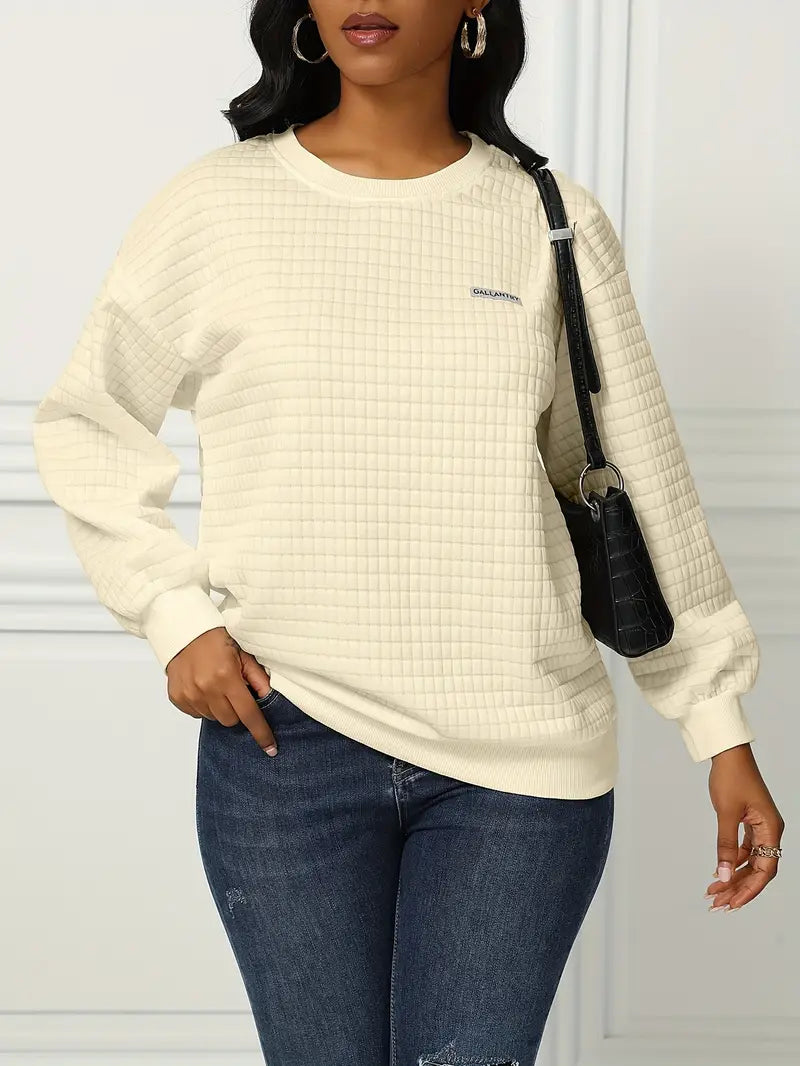 Galadriel - Pull gaufré élégant et confortable pour femmes