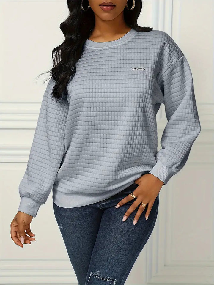 Galadriel - Pull gaufré élégant et confortable pour femmes