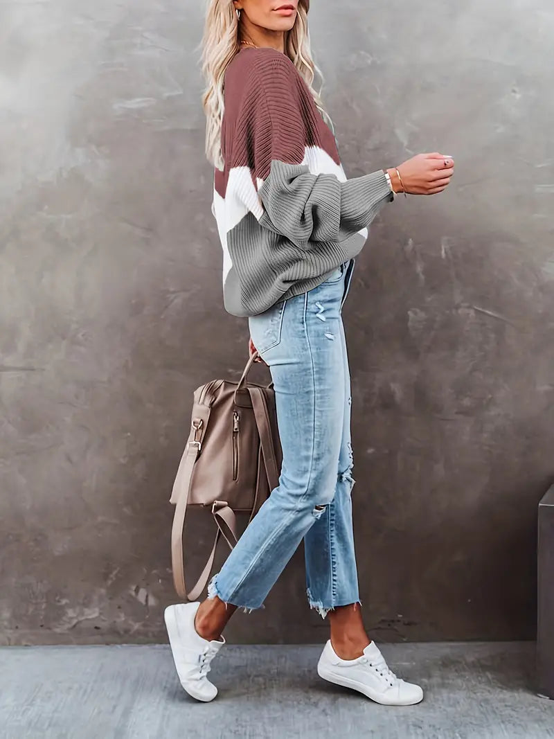 Geena - Elegant Pullover à manches longues pour femmes
