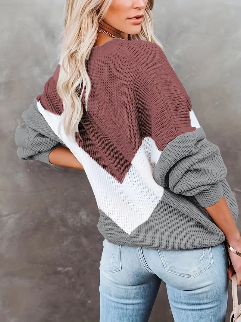 Geena - Elegant Pullover à manches longues pour femmes