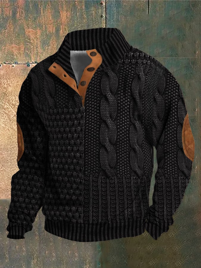 Aurélien™ | Pull boutonné décontracté en tricot