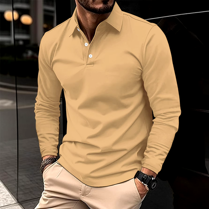 Émeric™ - Polo décontracté à manches longues.