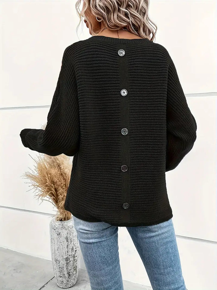 Franca - Pull élégant pour femmes avec manches chauve-souris à la mode