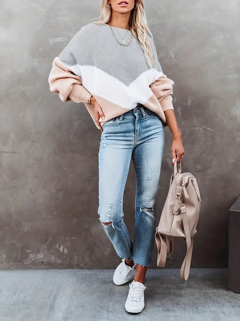 Geena - Elegant Pullover à manches longues pour femmes