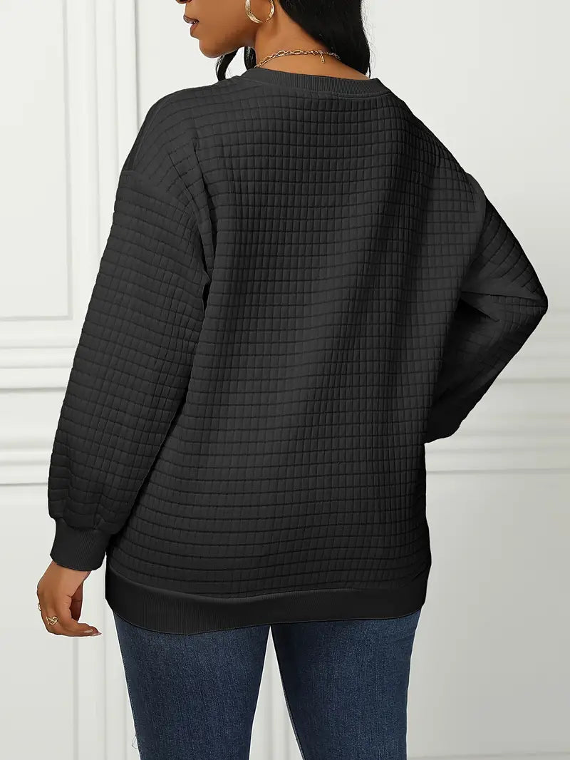 Galadriel - Pull gaufré élégant et confortable pour femmes