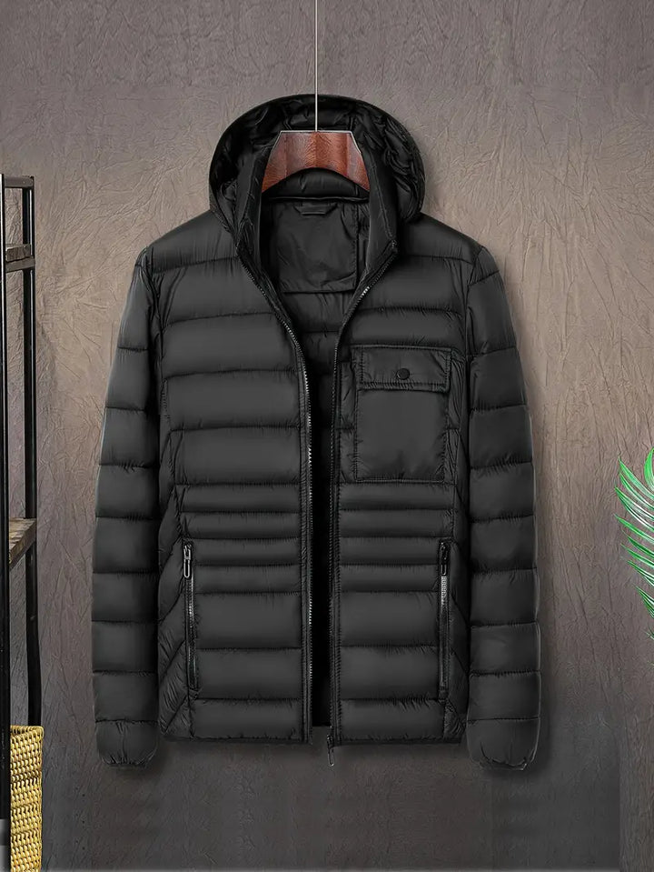 Veste matelassée élégante avec capuche pour hommes - Erik