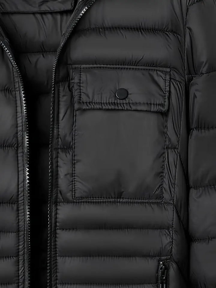 Veste matelassée élégante avec capuche pour hommes - Erik