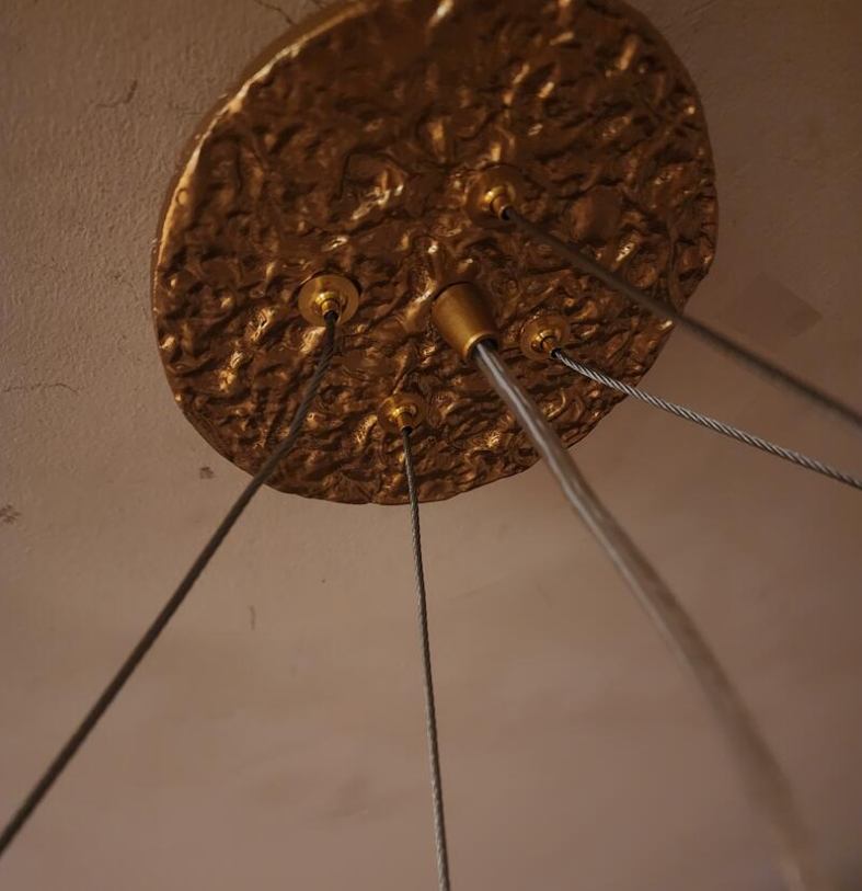 Lustre de luxe en cristal français pour une atmosphère élégante