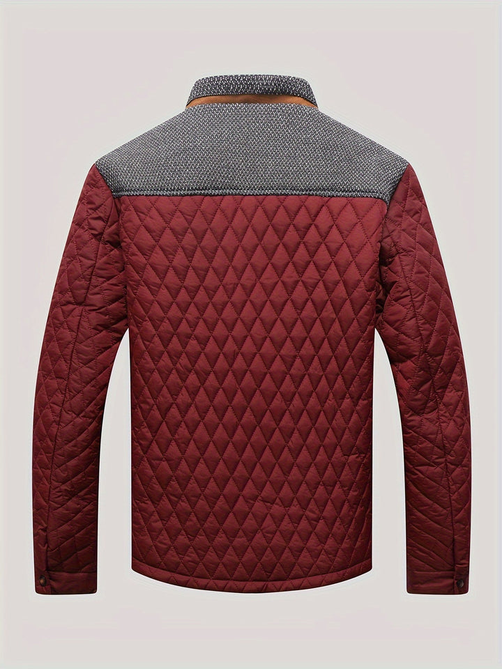 Eden | Veste coupe-vent élégante avec motif Argyle élégant