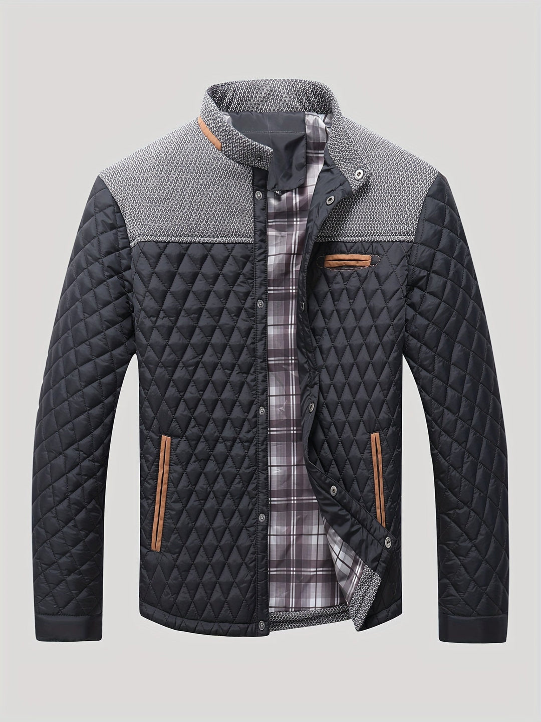 Eden | Veste coupe-vent élégante avec motif Argyle élégant