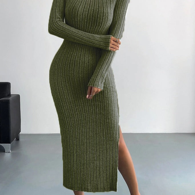 Noah | Robe longue élégante en tricot pour femmes
