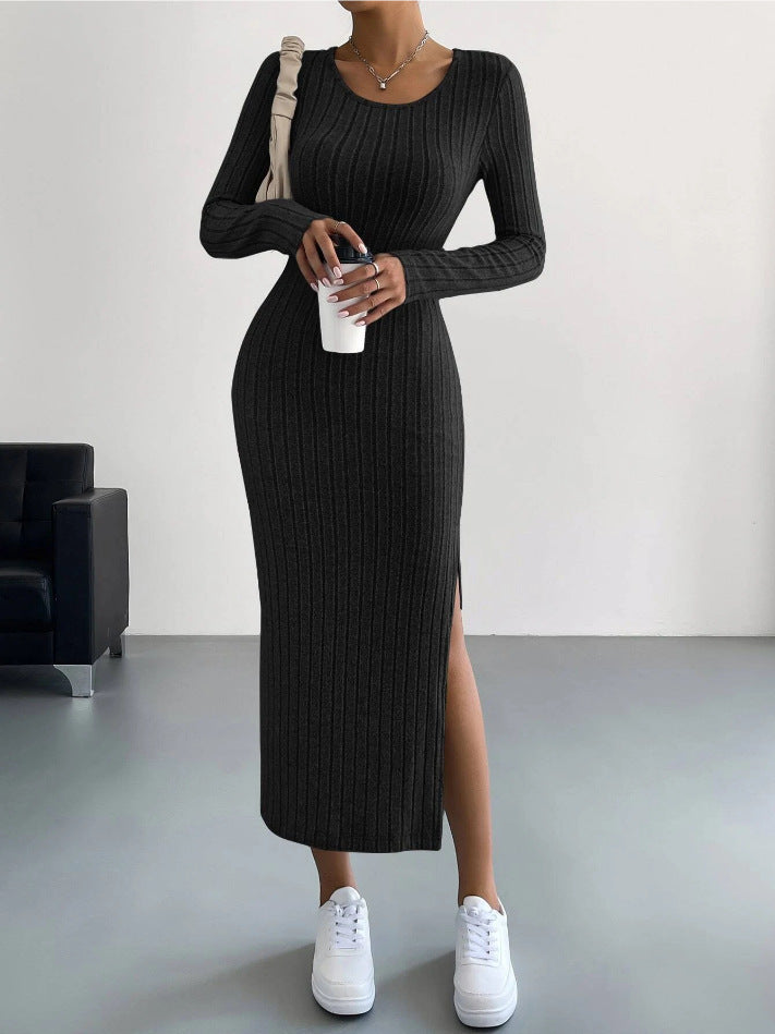 Noah | Robe longue élégante en tricot pour femmes