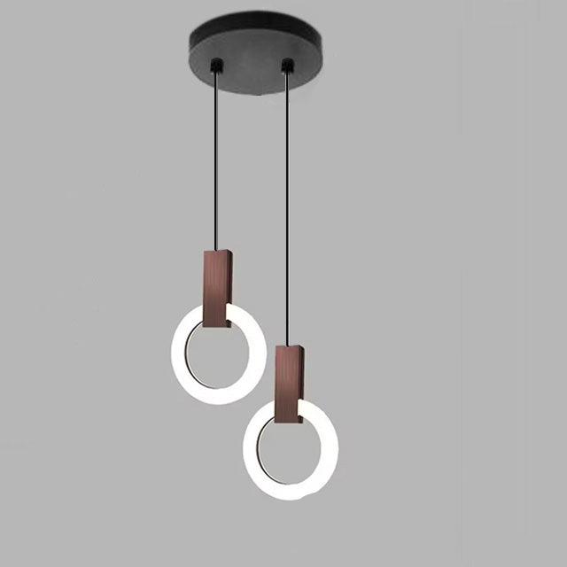 Elégante lampe pendante LED nordique