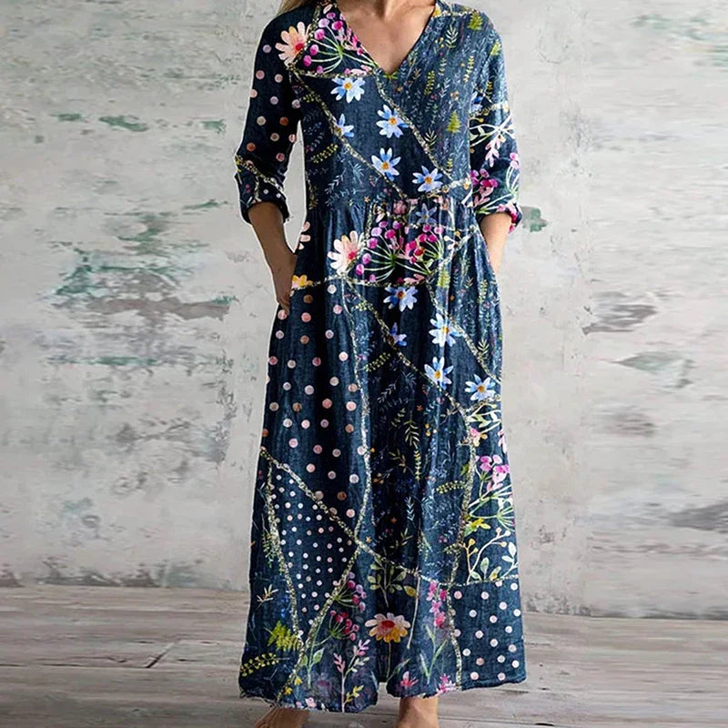 Mia | Robe élégante à motifs uniques