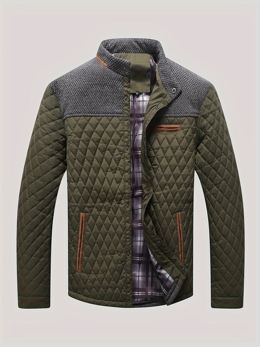 Eden | Veste coupe-vent élégante avec motif Argyle élégant