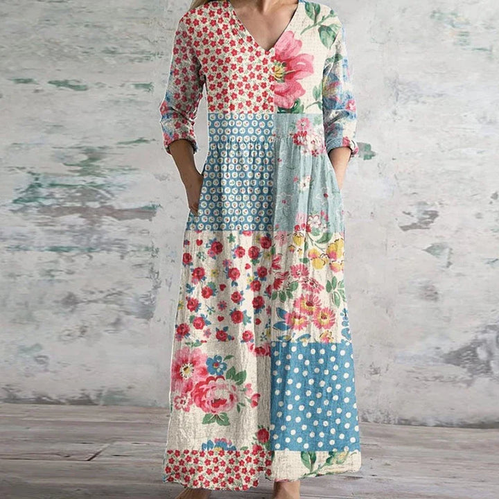Mia | Robe élégante à motifs uniques