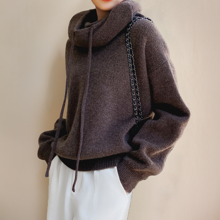 Hanna | Sweat à capuche en tricot pour le confort et le style