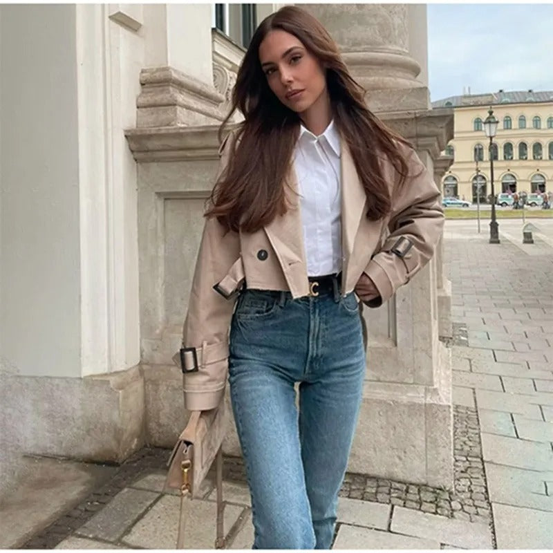 MARIE | Veste courte élégante pour une apparence chic