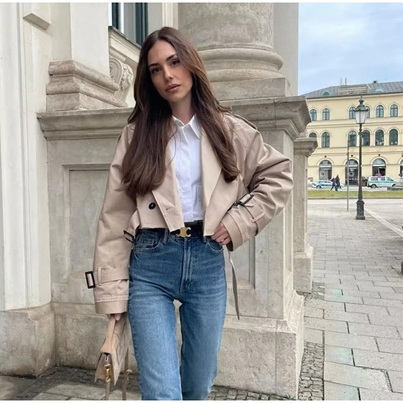 MARIE | Veste courte élégante pour une apparence chic