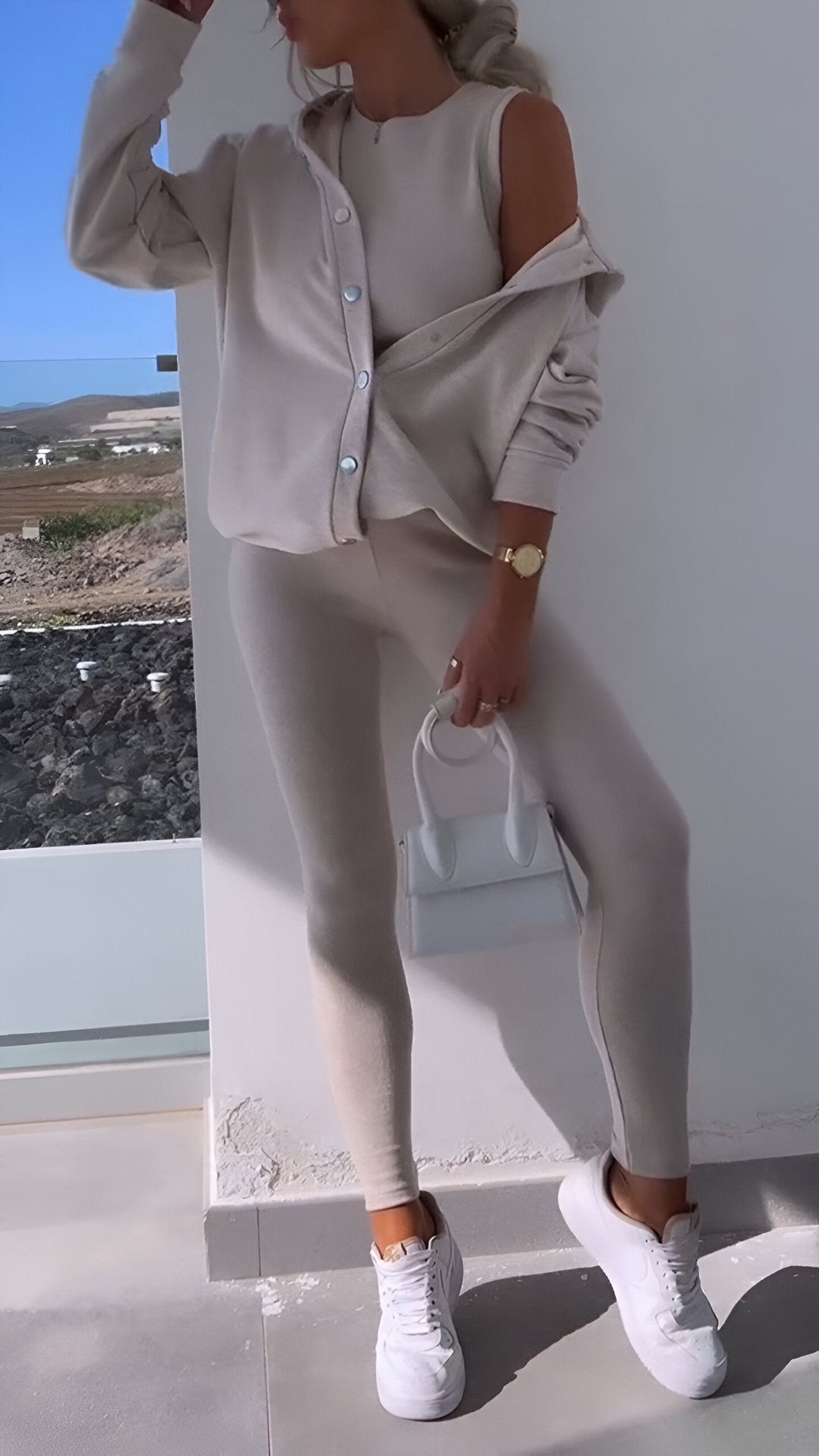 Genia - Sweat à capuche élégant et confortable avec cardigan assorti pour un look parfait