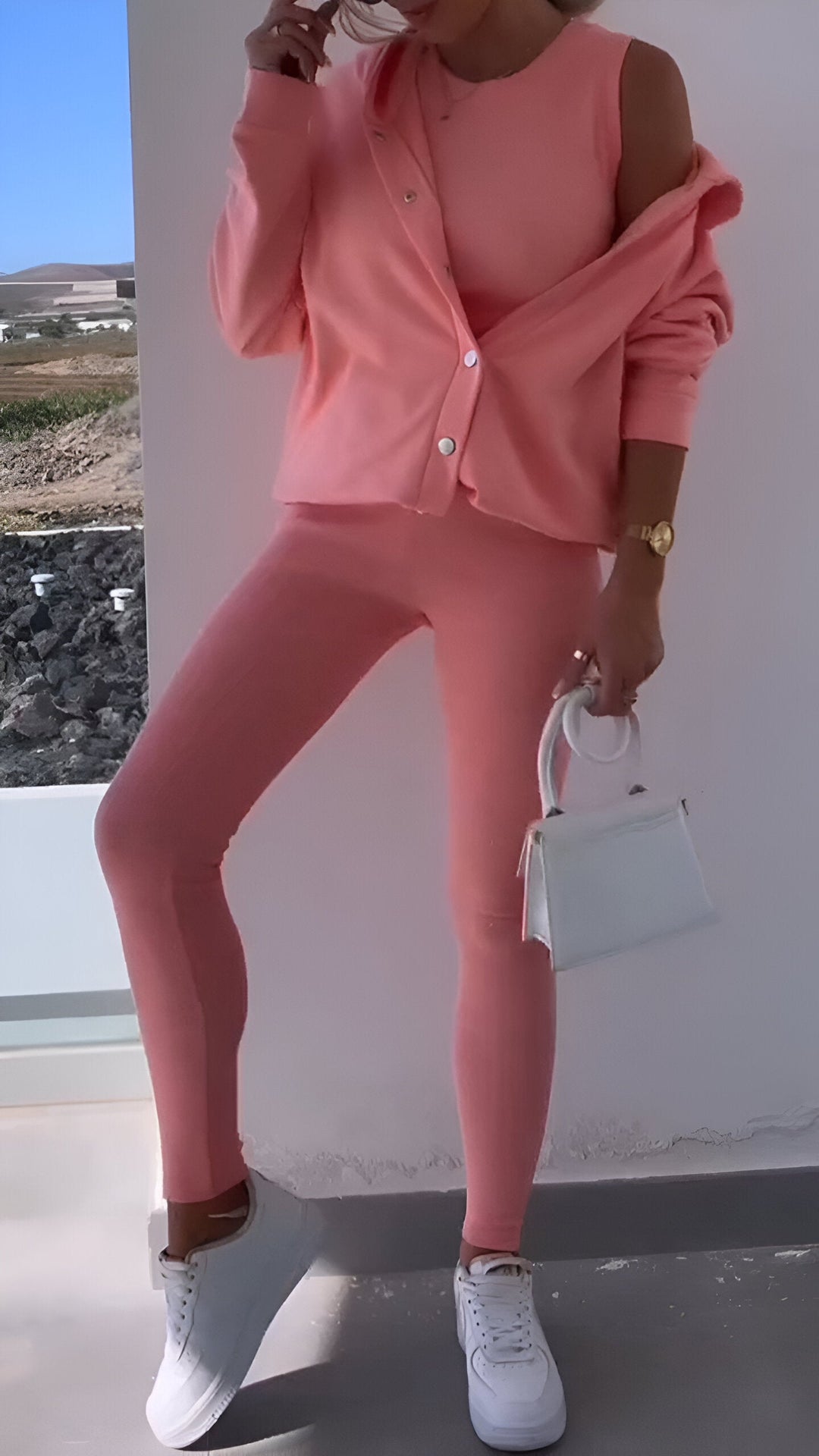 Genia - Sweat à capuche élégant et confortable avec cardigan assorti pour un look parfait