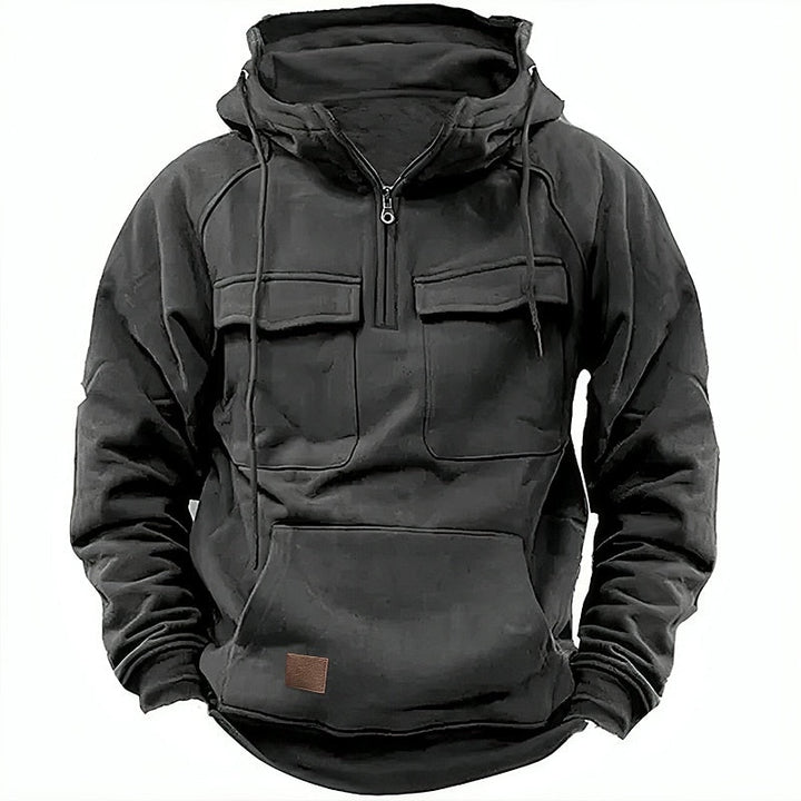 Leo™ - Pull d'Hiver Doux en Laine avec Fermeture Éclair
