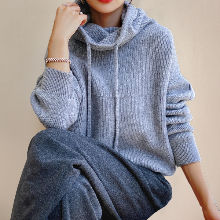 Hanna | Sweat à capuche en tricot pour le confort et le style