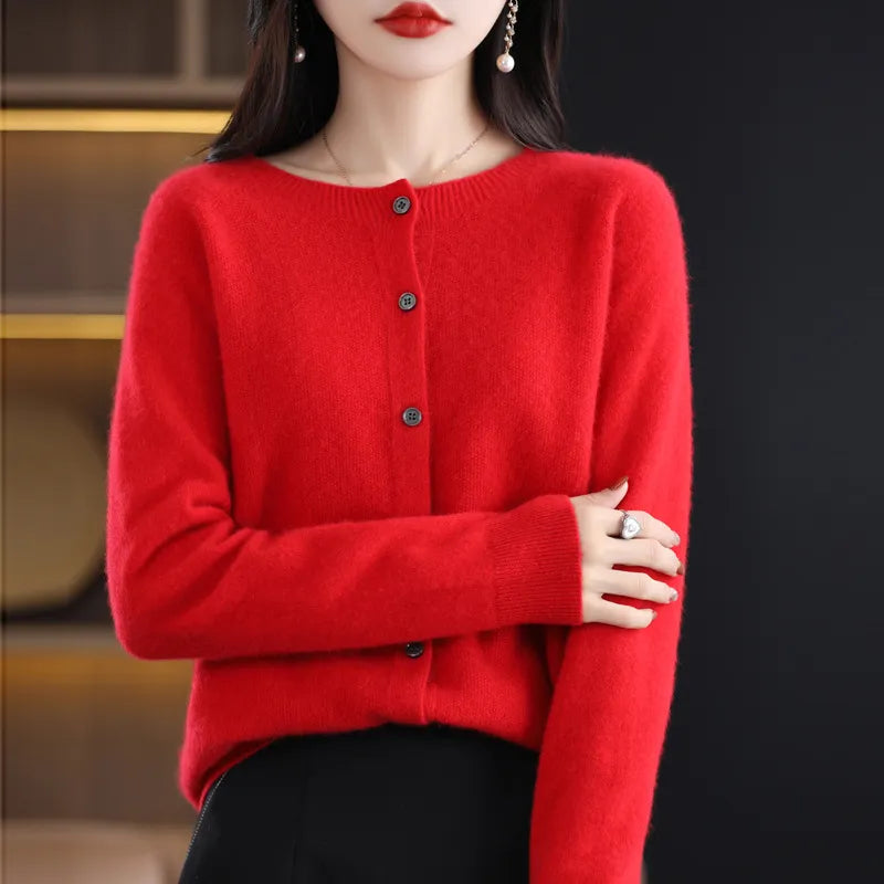 Noelle™ - Cardigan en Laine Douillet