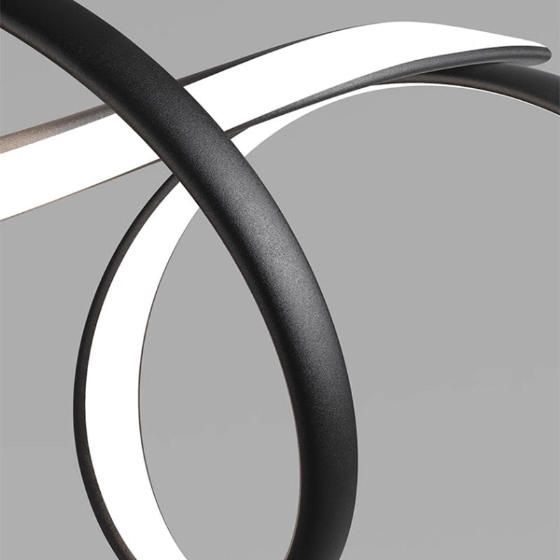 Lustres LED modernes noirs pour une touche de luxe