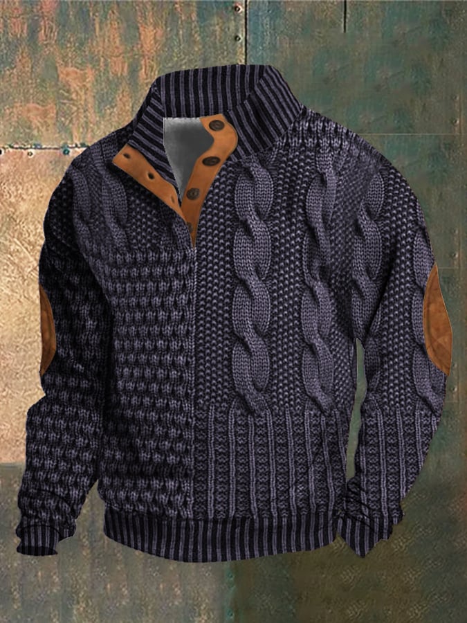 Aurélien™ | Pull boutonné décontracté en tricot
