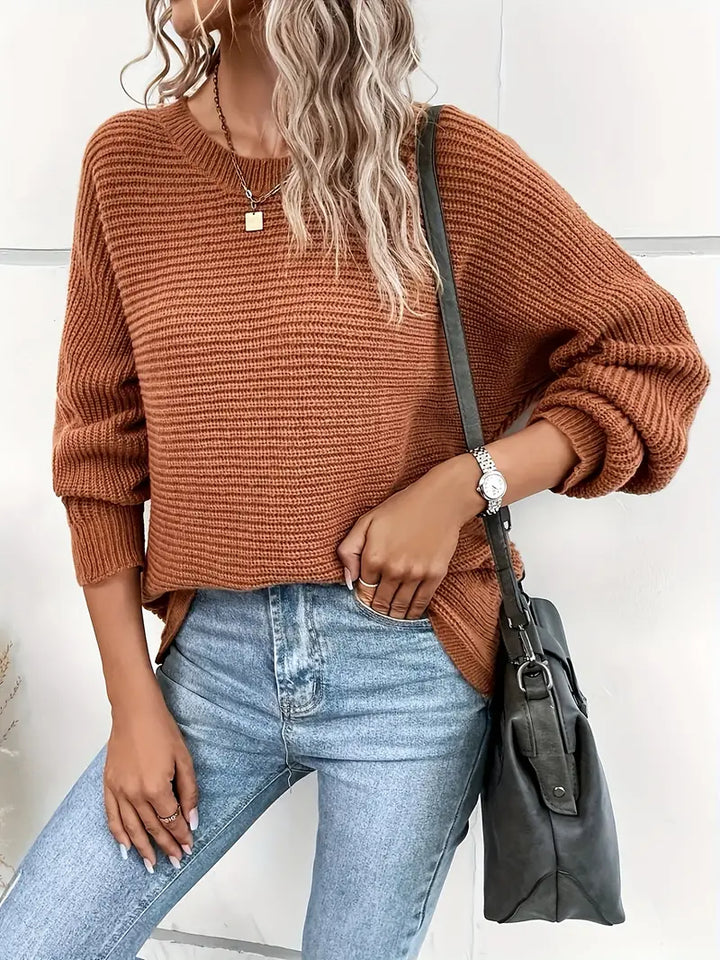 Franca - Pull élégant pour femmes avec manches chauve-souris à la mode