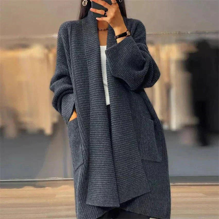 Cardigan long chic Eva pour femmes
